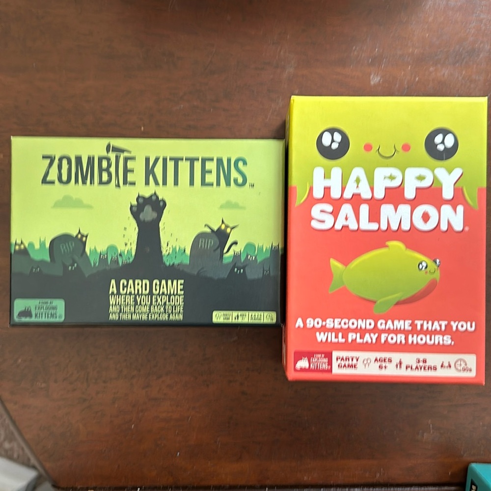 Zombie Kittens & Happy Salmon games